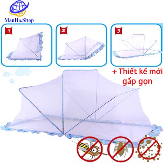 Màn chụp khung chống muỗi kiểu dáng mới, Màn ngủ cho trẻ em thế hệ mới, Dễ dàng sử dụng mọi trường hợp