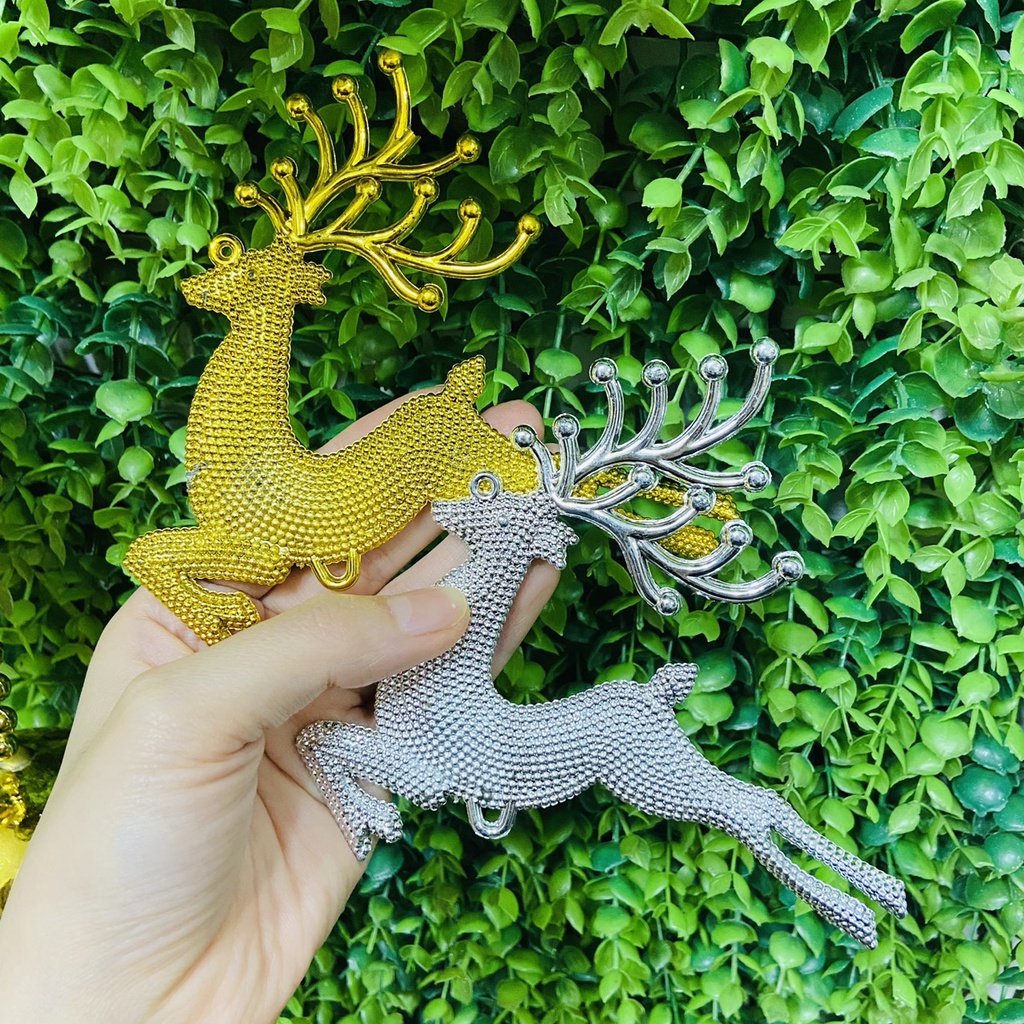 Set 5 Tuần lộc treo cây thông trang trí Noel Nguyên Liệu Pha Chế Sỉ Hà Nội