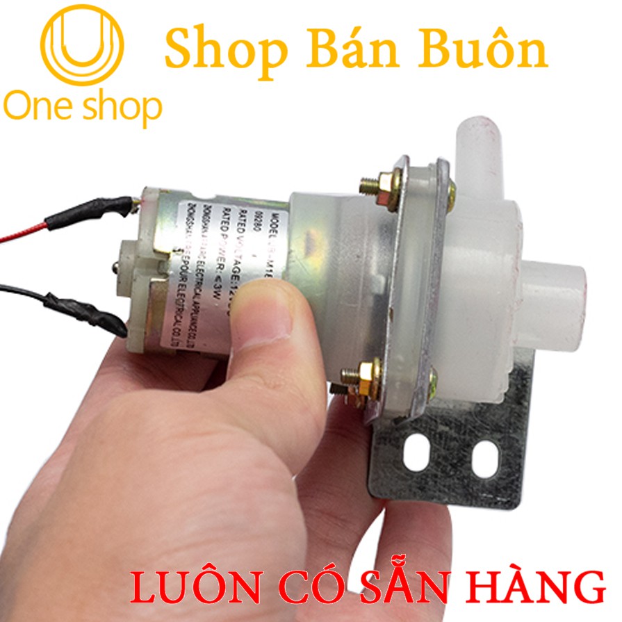 Máy Bơm Mini 12VDC Trắng Siêu Khỏe