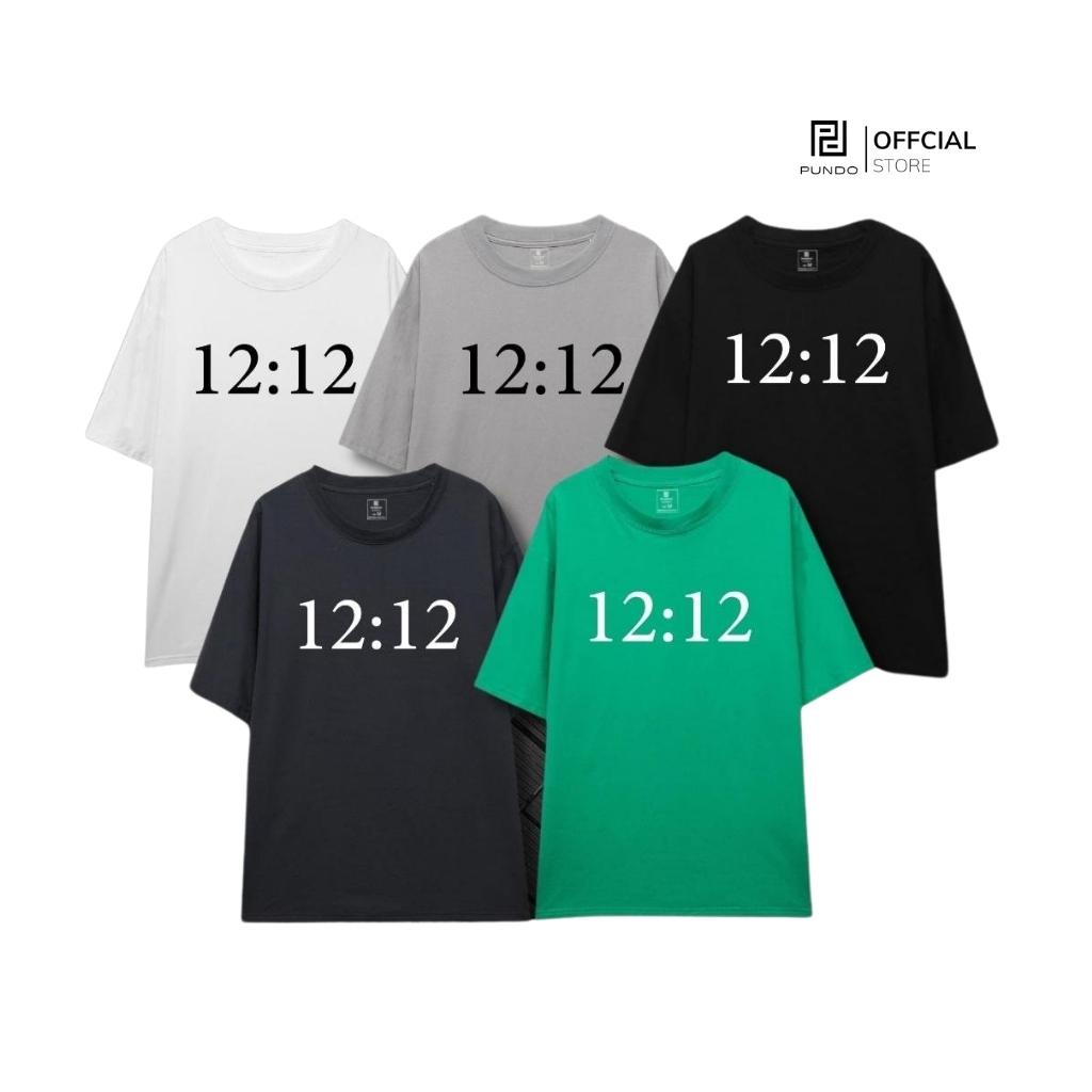 Áo thun PUNDO unisex tay lỡ áo phông ullzang size đến 95kg ATPD82