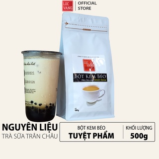 Bột Kem Béo Nguyên Liệu Làm Trà Sữa Trân Châu Tự Pha TUYỆT PHẨM 500g