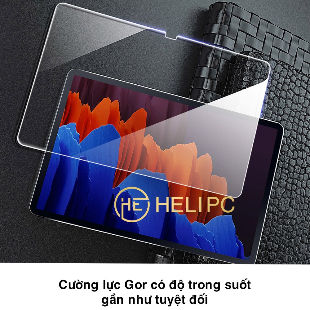 Kính cường lực Samsung Galaxy Tab S7 Plus / Tab S7 / Tab S6 / Tab S6 Lite / Tab A7 chính hãng Gor độ cứng 9H
