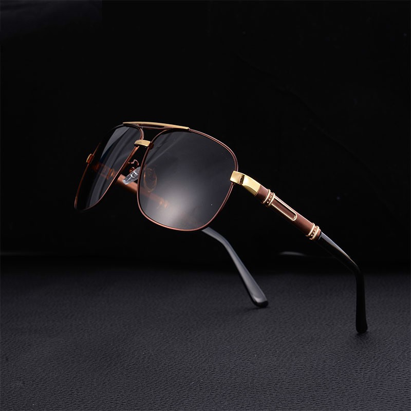 Police 177 Classic Man Pilot Mirror Polarized Kính râm Nam Kính mắt Ocul De Sol