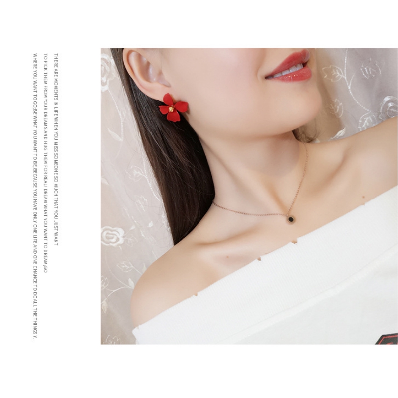 Bông Tai Hình Hoa Cúc Phong Cách Hàn Quốc Xinh Xắn Cho Nữ Dễ Thương