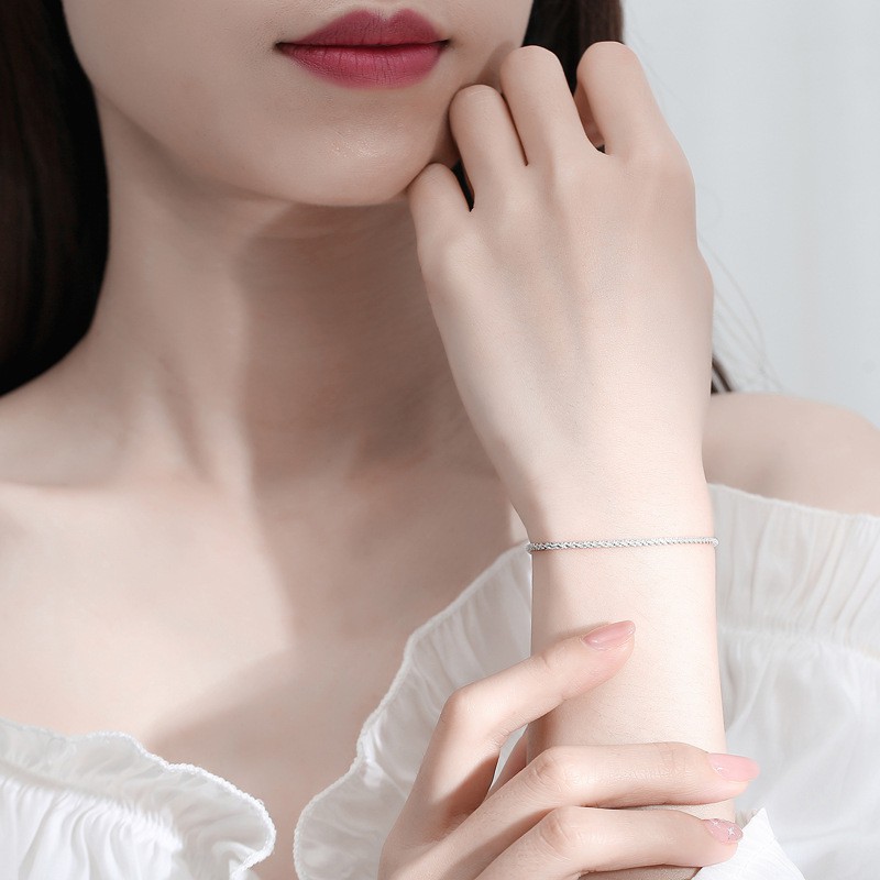 Vòng tay đính đá thiết kế xinh xắn thời trang theo phong cách nhật hàn