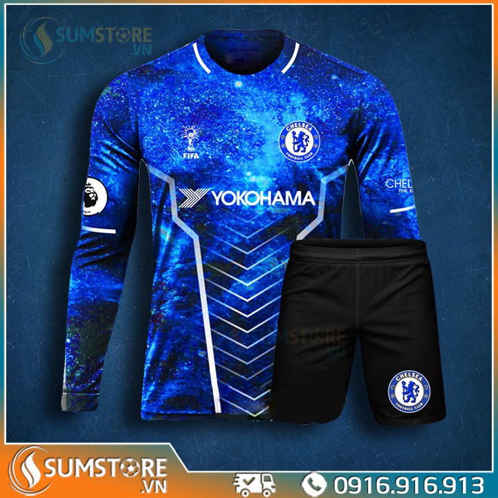 Bộ bóng đá CLB Chelsea Dà Tay - Đồ Đá Banh Độc Nhất 2019