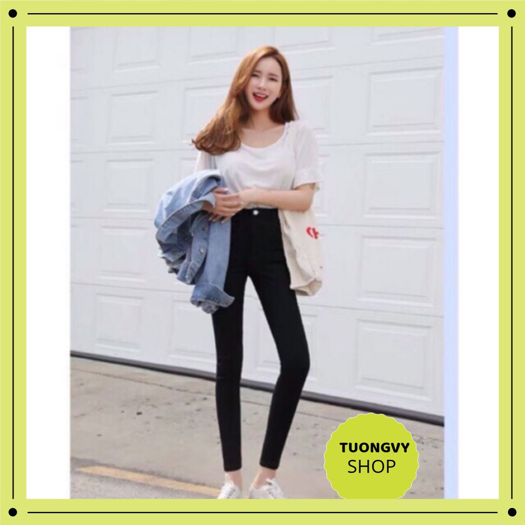 Quần legging cạp khuy kéo khóa 💝𝑭𝒓𝒆𝒆𝒔𝒉𝒊𝒑💝Quần legging kéo khoá khuy tôn dáng