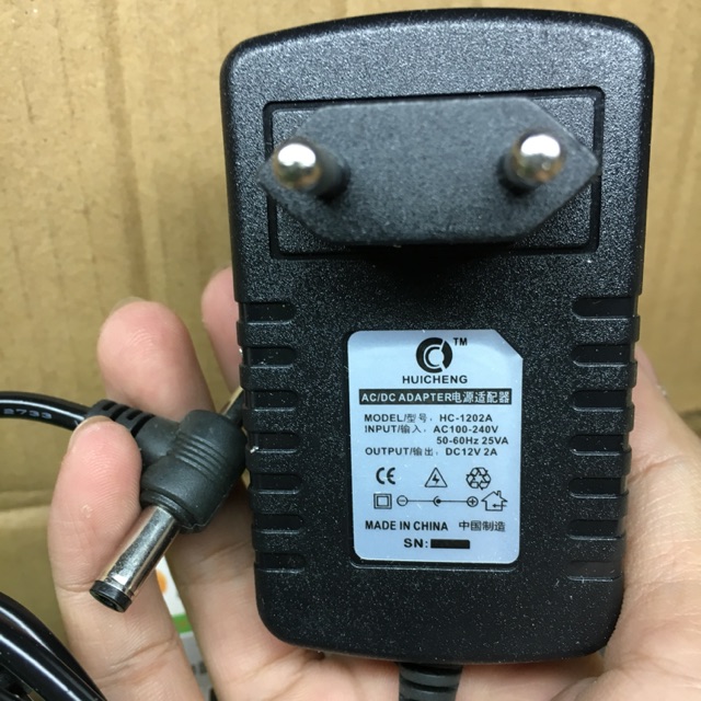 Adapter 12V-2A chuẩn.nguồn chuyên cho bộ phát wifi,Tivi box,camera.