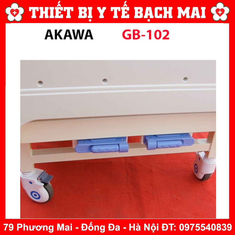 Giường Bệnh Nhân Y Tế 2 Tay Quay  Akawa GB-102