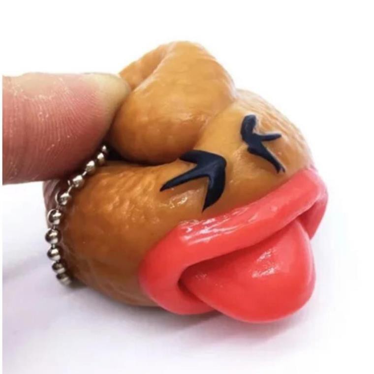 Móc khóa hình cục phân