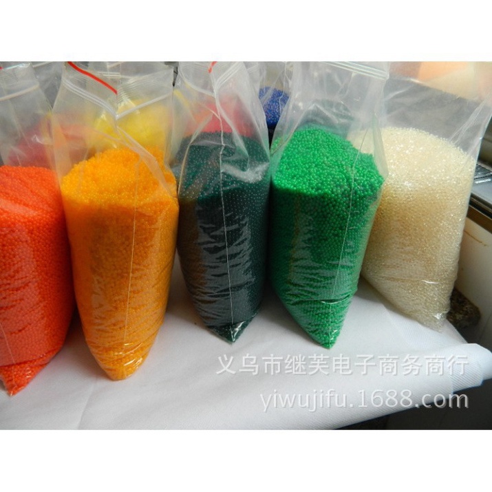 Hạt nở đạn thạch trang trí và làm slime hạt nở gói 500gram 1 màu mã KIV85 N