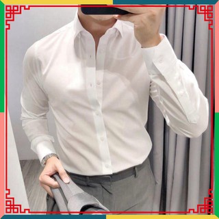Áo sơ mi nam trắng ⚡ Cao Cấp ⚡ Chất Cotton lịch lãm sang trọng AH4150 [Thời trang nam]