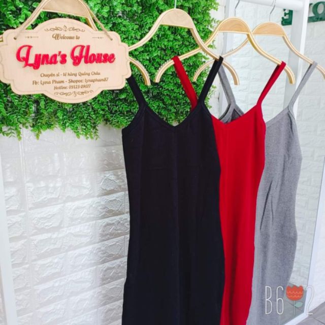 LH04 - Đầm Body 2 Dây Xẻ Tà Loại Đẹp | BigBuy360 - bigbuy360.vn