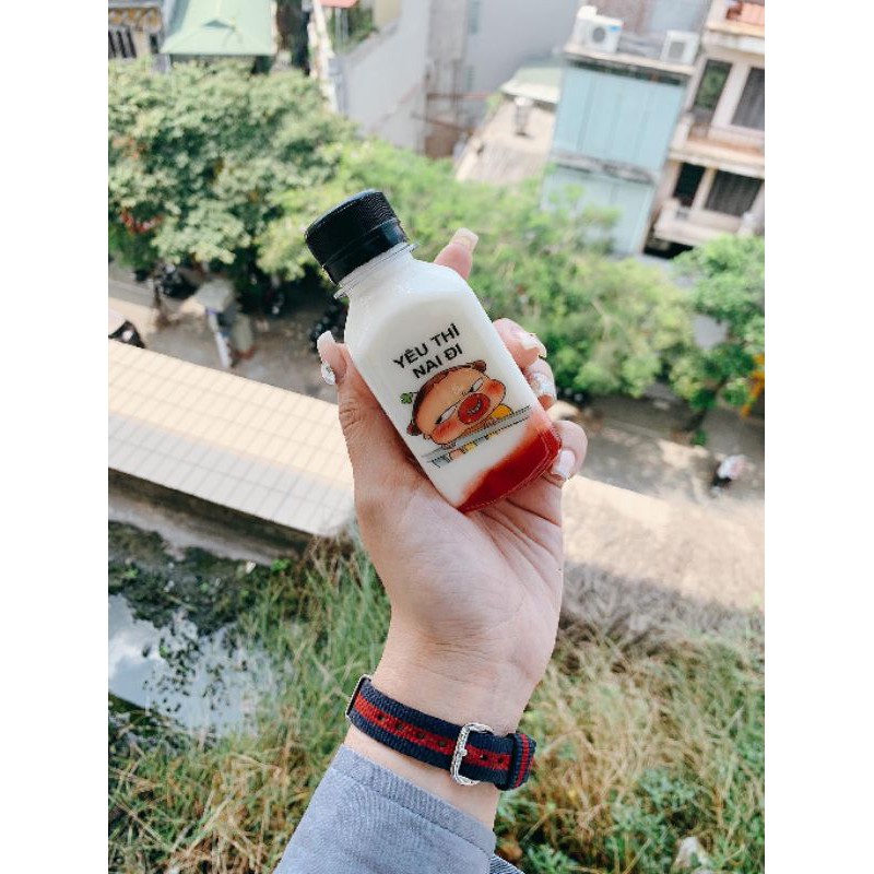 chai nhựa vuông 120ml sữa chua (chai trơn) | BigBuy360 - bigbuy360.vn