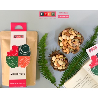 Hạt dinh dưỡng fifo 200g - 4 siêu hạt mixed nuts , hạt sấy khô, granola hạt, đồ ăn vặt, giảm cân, ăn kiêng, keto