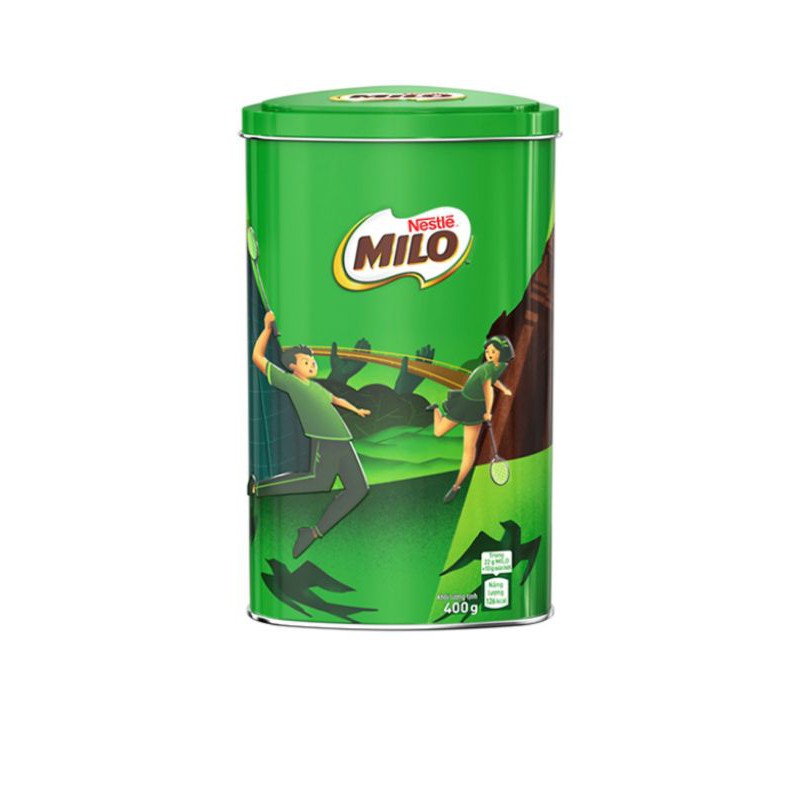 Thức uống lúa mạch Nestlé MILO 400gr - phiên bản hộp thiếc