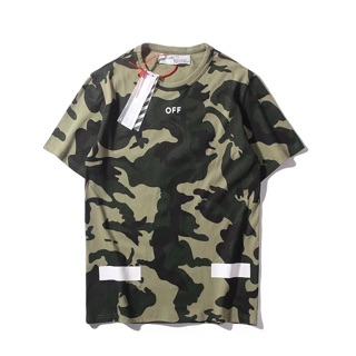 Áo Phông Tee OFF WHITE Camo