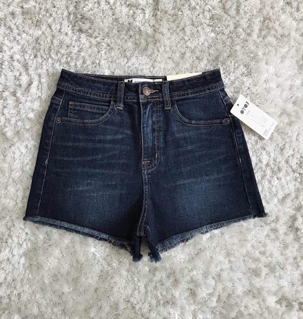 quần short jeans tua lai