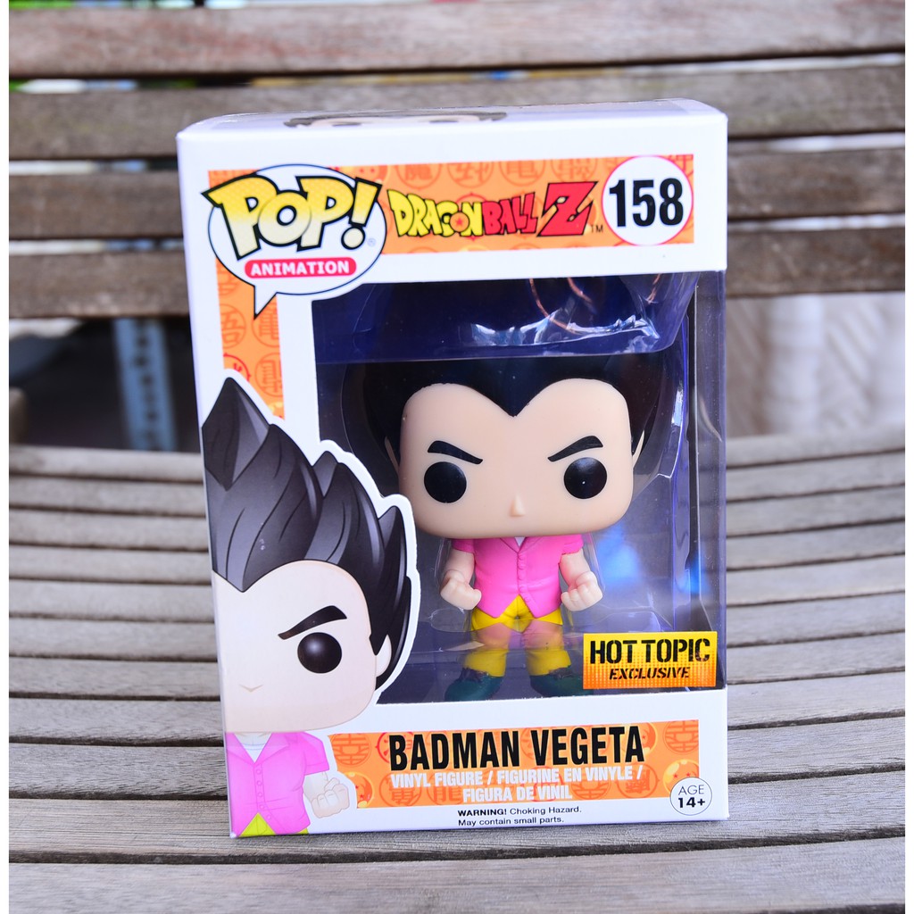 Mô hình nhân vật Funko Pop DragonBall Z Badman Vegeta Hot Topic Exclusive #158