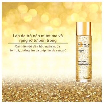 Nước dưỡng ngăn ngừa lão hóa Bio Essence Bio-Gold Bio-Essence Gold chiết xuất vàng 24k 150ml