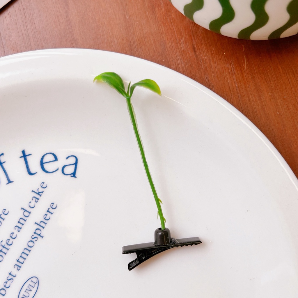 Kẹp Tóc Cỏ Dài Dễ Thương Vui Nhộn Dùng Để Trang Trí