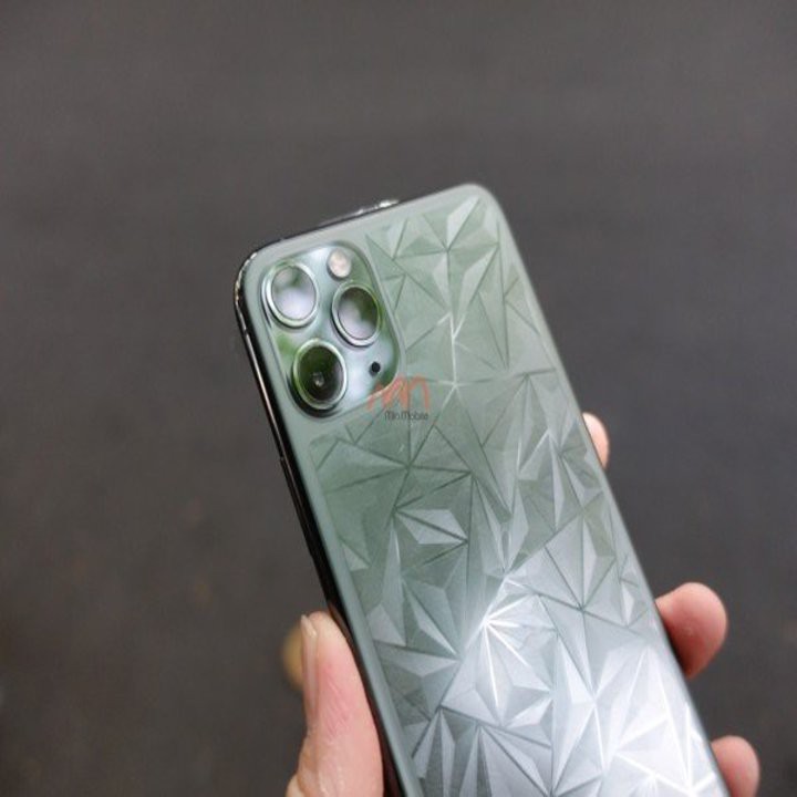 Dán lưng vân 3D kim cương iPhone 11 Pro