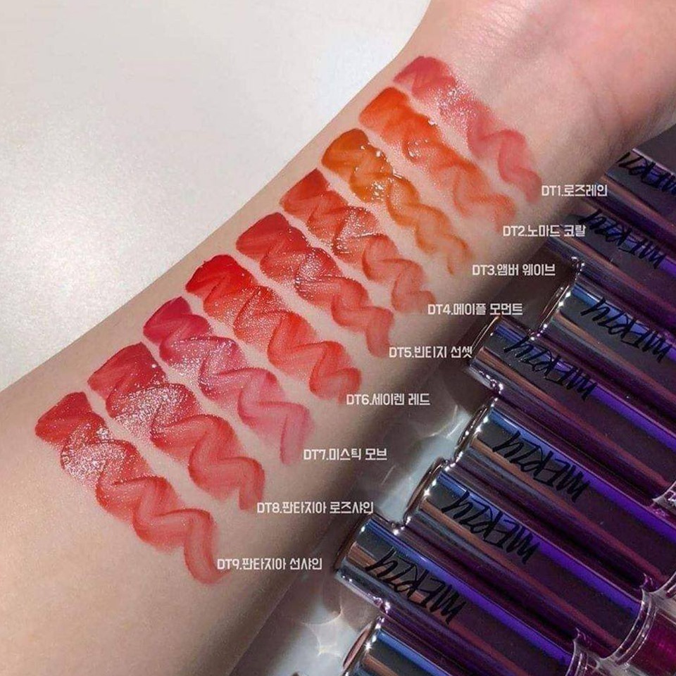 Son Tint Bóng lì mịn Merzy Aurora Dewy Tint