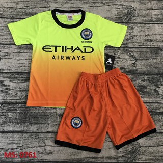 Quần áo bóng đá CLB trẻ em Man City Sân khách 2019-2020
