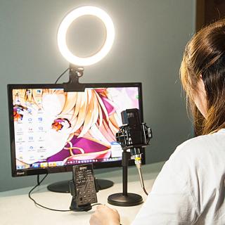 Protable Selfie Ring Light Clip For Youtube Live Makeup Photography Fill Light With USB Cable