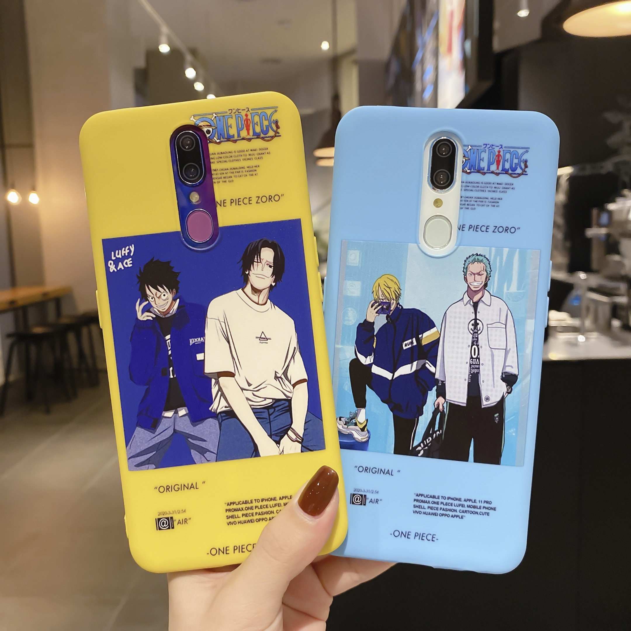 luffy zoro ace Ốp Lưng one piece oppo a3s a5s a7 a31 a92 a12 f5 f7 f9 f11 a5/a9 2020 Ốp Lưng realme 5i/6i | BigBuy360 - bigbuy360.vn
