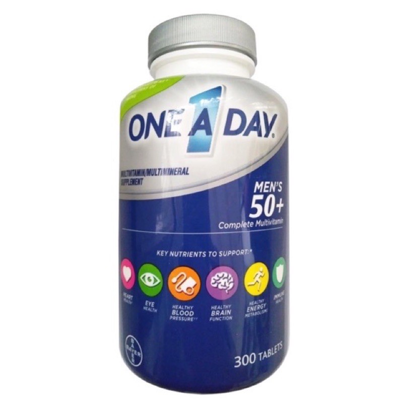 Vitamin  tổng hợp One  A Day Men’S 50+ Multivitamin  300 viên