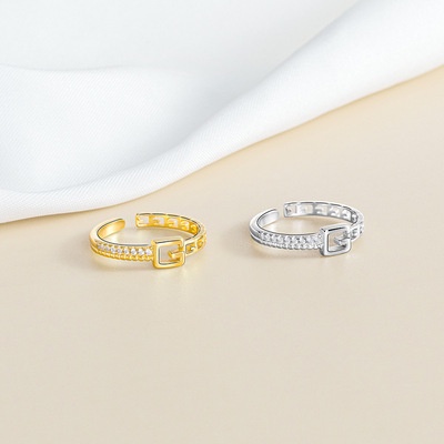 Nhẫn Hở Họa Tiết Chữ G Sang Trọng Thời Trang Cho Nữ