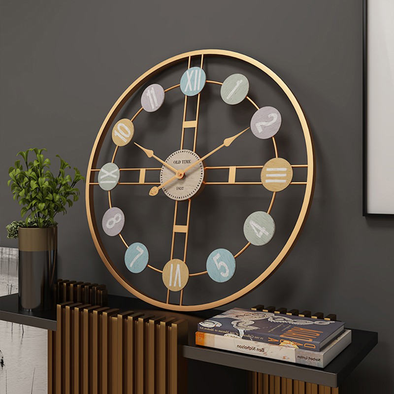 Đồng hồ treo tường decor mặt số hiện đại và số La Mã độc lạ - Đồng hồ treo tường trang trí 50cm decor nhà đẹp