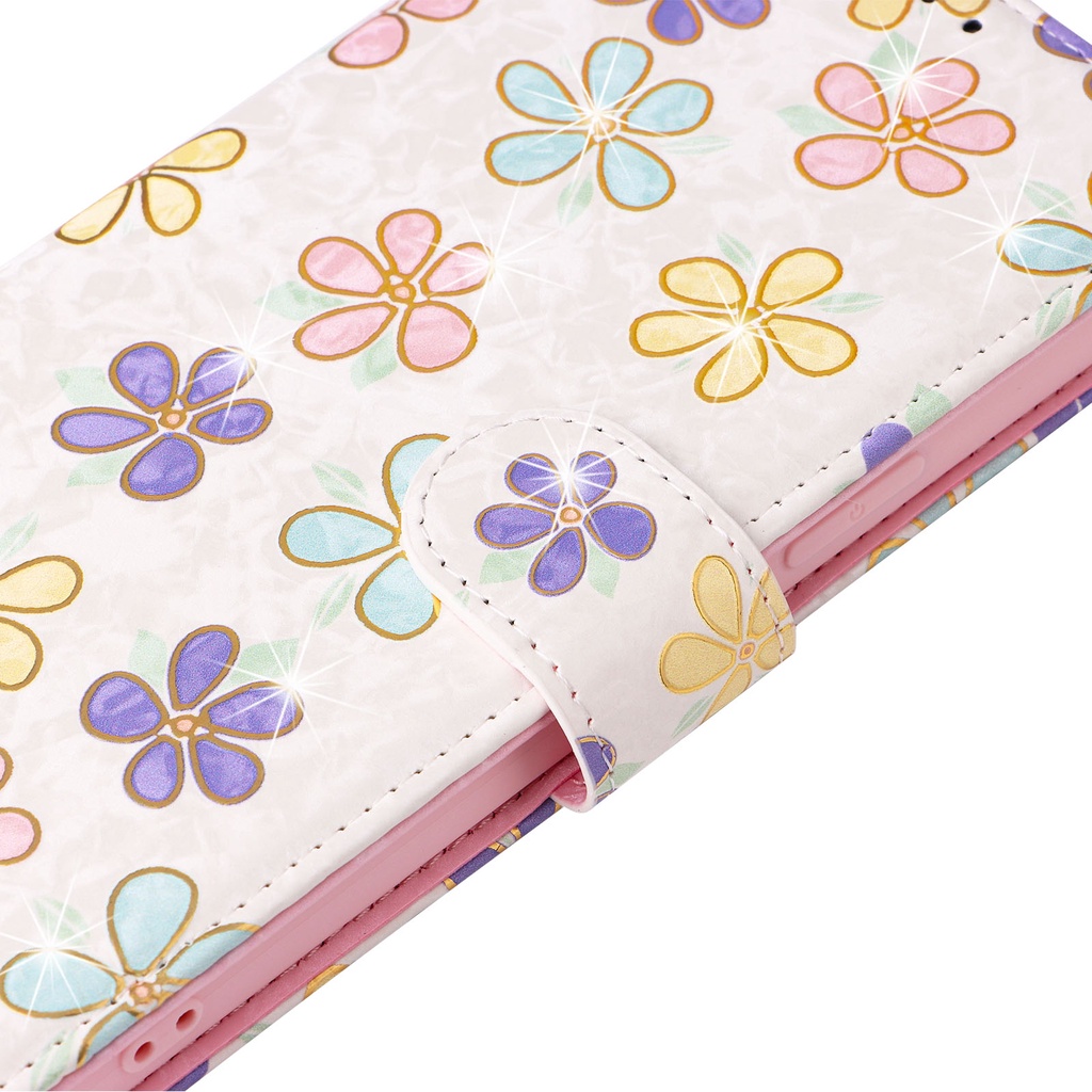 Ốp lưng cho iPhone 15 11 12 Pro Max XS Max Bàn chải chống trộm dập nóng Flip Stand Leather Wallet Case