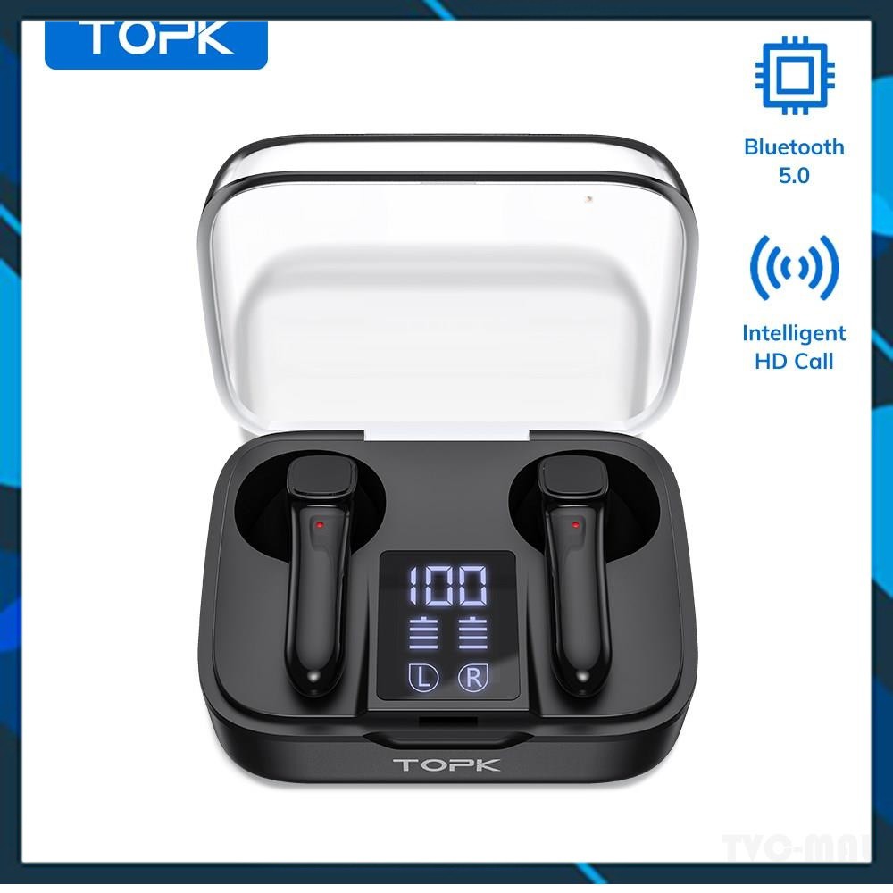 Tai Nghe Bluetooth TOPK T20 TWS Không Dây Kết Nối Chất Lượng Cao