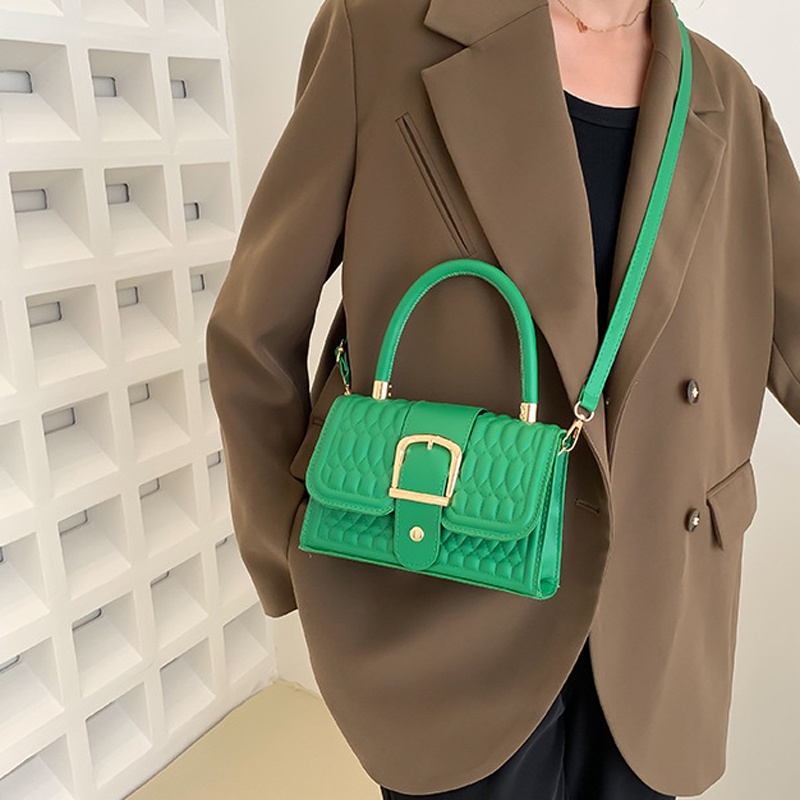 Túi Đeo Vai Màu Trơn Đơn Giản Thời Trang Phong Cách Hàn Quốc Cho Nữ