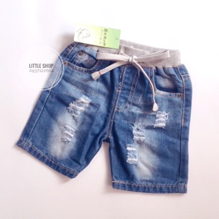 Quần short jean bé trai Quảng Châu