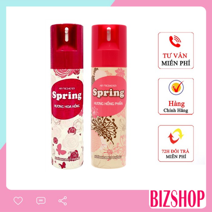 Nước hoa xịt phòng cao cấp Spring 280ml