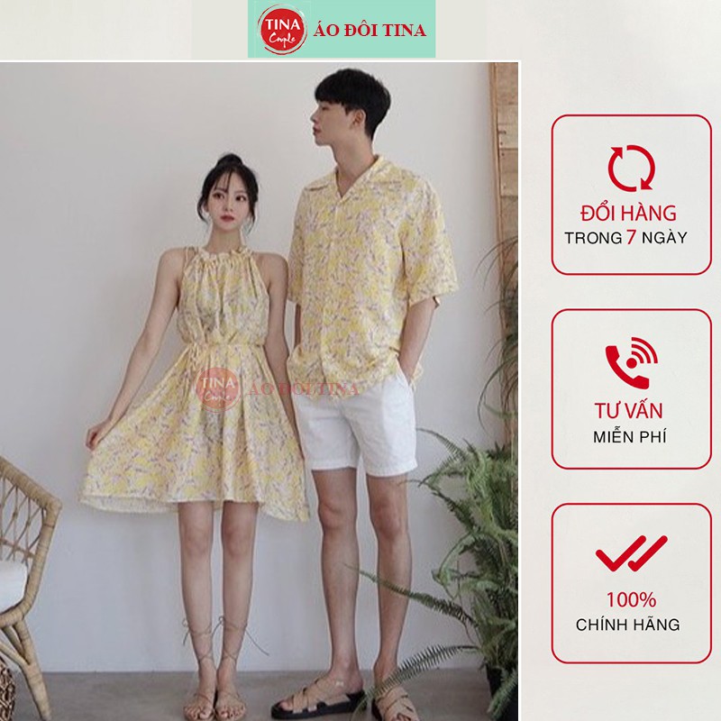 Set Áo Váy Cặp Đẹp, Đi Chơi, Du Lịch, Chụp Ảnh Cưới