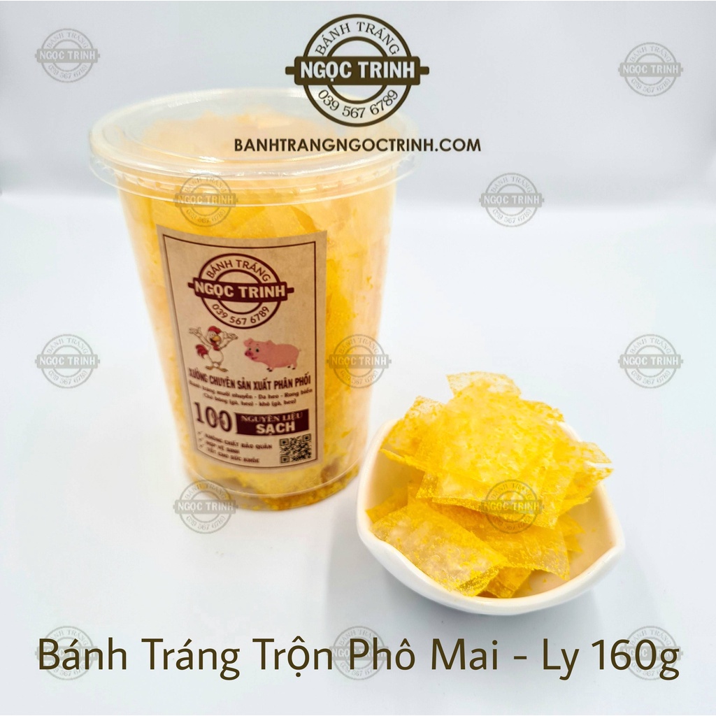 (Túi 300g) Bánh tráng trộn phô mai siêu ngon bánh tráng Ngọc Trinh