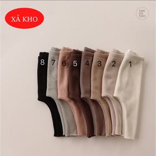 Quần tất baby đũng rộng lót lông PEEKABOO