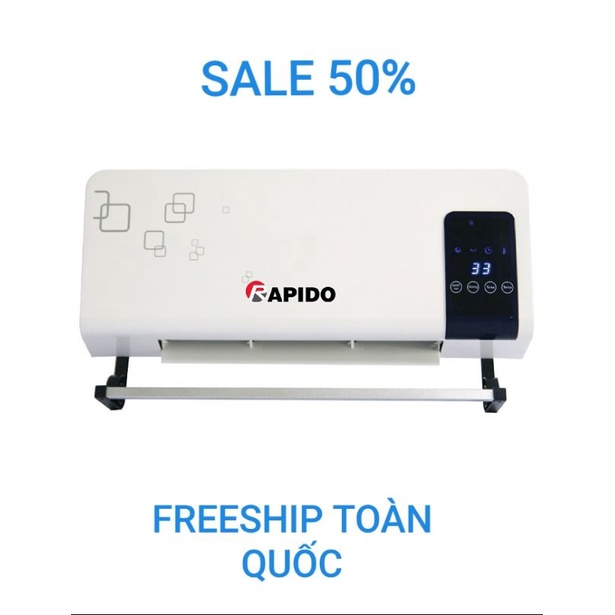 Máy sưởi gốm Rapido RCH2000 M và RCH2000 D chính hãng bảo hành 24 tháng. Chống rét mùa lạnh