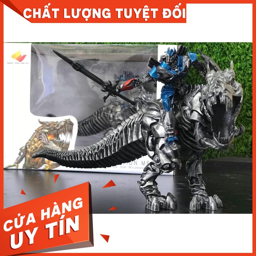 [Xả Kho] MÔ HÌNH OPTIMUS PRIME CƯỠI KHỦNG LONG TRANSFORMERS