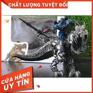 Mô hình optimus prime cưỡi khủng long transformers