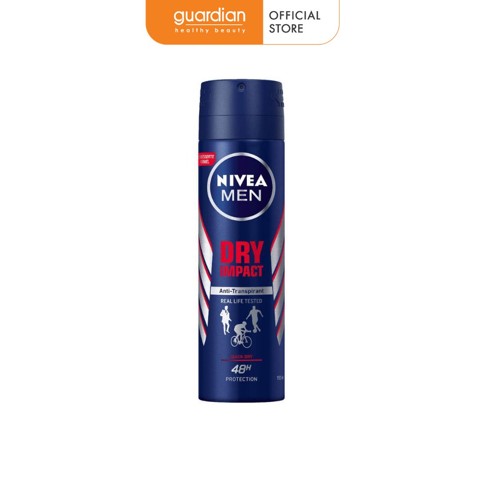 Xịt khử mùi khô thoáng Nivea Men Dry Impact 150ml