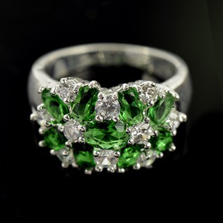 Nhẫn Mạ Bạc Đính Đá Zircon