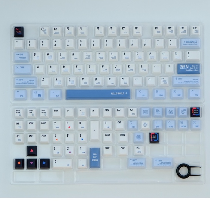 Keycap lập trình GMK, 129 phím PBT Keycaps Cherry Profile DYE-SUB Cá nhân hóa GMK Keycaps cho bàn phím cơ