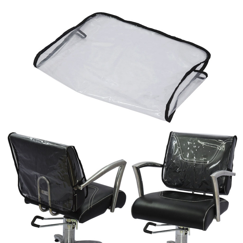 [FENTEER1]Hairdressing Barber Chair Back Cover Salon Spa Professional Plastic Clear Covers