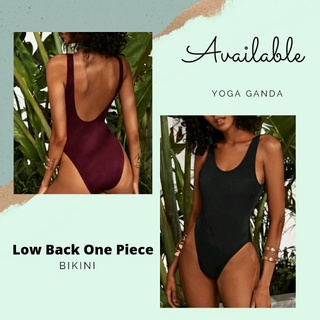 Bộ bikini 1 mảnh đen và đỏ đơn giản hiện đại