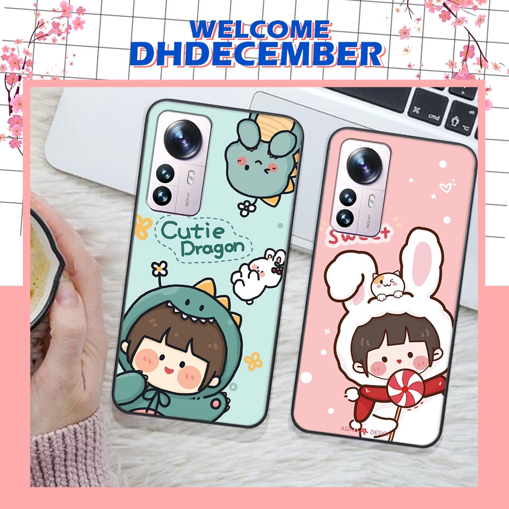 Ốp lưng Xiaomi 12 in hình 3D lucky, gấu Brick xinh xắn - KHÔNG NÊN BỎ LỠ